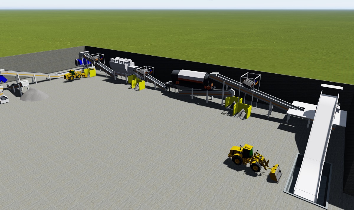 企石鎮工業固廢破碎系統項目